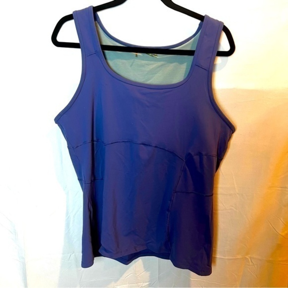 Athleta Plus Size Women’s Purple Workout Tank Top 2X